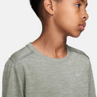 Nike Training Shirt Miler Kids Grey Green Grey