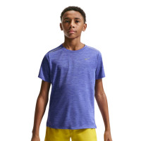 Nike Training Set Miler Kids Purple Light Blue Silver
