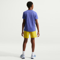 Nike Miler Kids Training Shirt Purple Silver