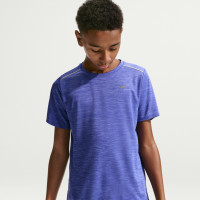 Nike Training Set Miler Kids Purple Light Blue Silver