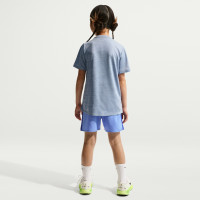 Nike Training Short Miler Kids Blue Dark Blue Silver