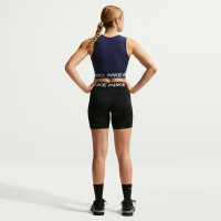 Nike Mid-Rise Pro 365 Women's Sports Shorts (13cm) Black White