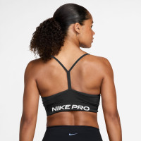 Nike Seamless Pro Women's Sports Bra Black White