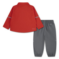 Nike Trainingspak Miler 1/4-Zip Kleuters Rood Donkergrijs Zilver