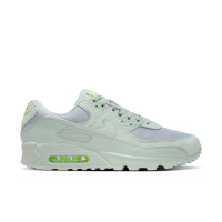 Nike Sneakers Air Max 90 Light Green Silver Grey Bright Green