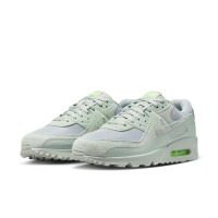 Nike Sneakers Air Max 90 Light Green Silver Grey Bright Green