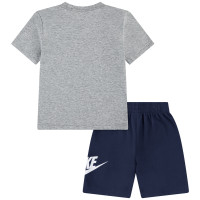 Nike Summer Set Club Toddlers Grey Dark Blue White