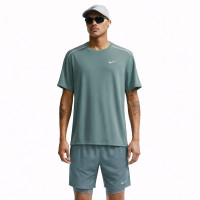 Nike UV Miler Trainingsset Grijsgroen Zilver