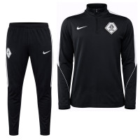 Nike KNVB Scheidsrechters Trainingspak 1/4-Zip 2026-2028 Zwart Wit