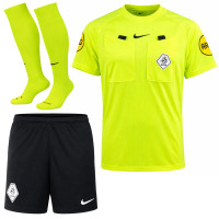 Nike KNVB Scheidsrechterstenue 2026-2028 Neon Geel Zwart