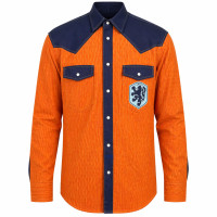 FC88 Dutch Team Cowboy Blouse Orange Dark Blue Light Blue