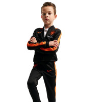 Nike Dutch Team Strike Full-Zip Tracksuit 2026-2028 Toddlers Black Bright Orange
