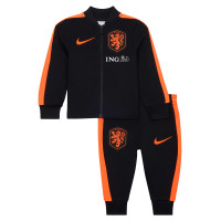 Nike Nederlands Elftal Strike Trainingspak Full-Zip 2026-2028 Baby Zwart Feloranje