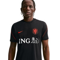 Nike Dutch Team Strike Training Shirt 2026-2028 Black Bright Orange