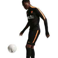 Nike Nederlands Elftal Strike Trainingsset 2026-2028 Zwart Feloranje