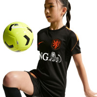 Nike Nederlands Elftal Strike Trainingsset 2026-2028 Kids Zwart Feloranje