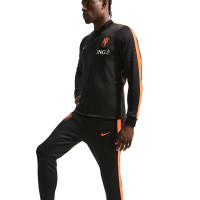 Nike Dutch Team Strike Full-Zip Tracksuit 2026-2028 Black Bright Orange