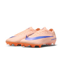 Nike Zoom Mercurial Vapor 16 Elite LV8 Gras Football Boots (FG) Salmon Pink Dark Blue Purple