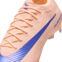 Nike Zoom Mercurial Vapor 16 Elite LV8 Gras Football Boots (FG) Salmon Pink Dark Blue Purple