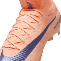 Nike Zoom Mercurial Superfly 10 Elite LV8 Gras Football Boots (FG) Salmon Pink Dark Blue Purple