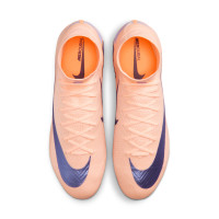 Nike Zoom Mercurial Vapor 16 Elite LV8 Artificial Grass Football Boots (AG) Salmon Pink Dark Blue Purple