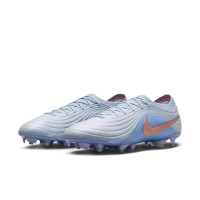 Nike Tiempo Maestro Elite LV8 Gras Football Boots (FG) Light Blue Purple Bronze