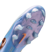 Nike Tiempo Maestro Elite LV8 Gras Football Boots (FG) Light Blue Purple Bronze
