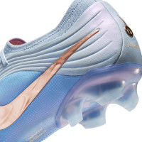 Nike Tiempo Maestro Elite LV8 Gras Football Boots (FG) Light Blue Purple Bronze