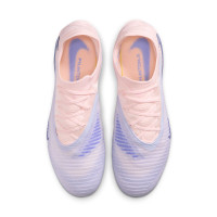 Nike Phantom 6 Low Elite LV8 Grass Football Boots (FG) Off White Light Blue Blue