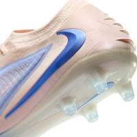 Nike Phantom 6 Low Elite LV8 Artificial Grass Football Boots (AG) Off White Light Blue Blue