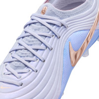 Nike Tiempo Maestro Elite LV8 Artificial Grass Football Boots (AG) Light Blue Purple Blue Bronze