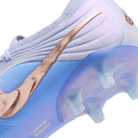 Nike Tiempo Maestro Elite LV8 Artificial Grass Football Boots (AG) Light Blue Purple Blue Bronze