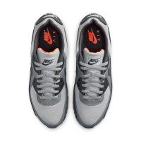 Nike Sneakers Air Max 90 Premium Grey Black Smoke Grey Orange