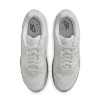 Nike Sneakers Air Max 90 Premium Silver Grey White Beige Grey