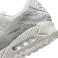 Nike Sneakers Air Max 90 Premium Silver Grey White Beige Grey