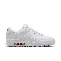 Nike Sneakers Air Max 90 Wit Wit Felrood