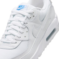 Nike Air Max 90 Sneakers Wit Blauw Crystal