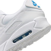 Nike Air Max 90 Sneakers Wit Blauw Crystal