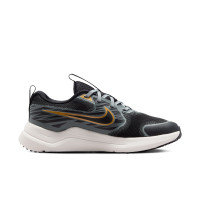 Nike Cosmic Runner Running Shoes Black Silver Grey Gold