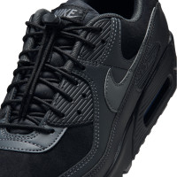 Nike Sneakers Air Max 90 Black Anthracite Dark Grey Silver Grey