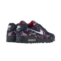 Nike Sneakers Air Max 90 Premium Printed Canvas Dark Blue White Multicolor