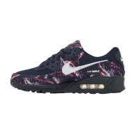 Nike Sneakers Air Max 90 Premium Printed Canvas Dark Blue White Multicolor