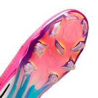 Nike Phantom 6 Low Elite (FG) Gras Voetbalschoenen Wit Felroze Zwart