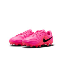 Nike Tiempo Maestro Academy (MG) Gras / Kunstgras Voetbalschoenen Kids Felroze Zwart