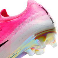 Nike Mercurial Vapor 17 Elite (AG) Kunstgras Voetbalschoenen Felroze Wit Zwart