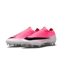 Nike Mercurial Vapor 17 Elite (FG) Gras Voetbalschoenen Felroze Wit Zwart