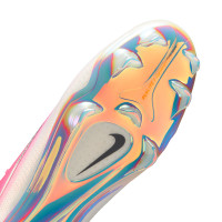 Nike Mercurial Vapor 17 Elite (FG) Gras Voetbalschoenen Felroze Wit Zwart