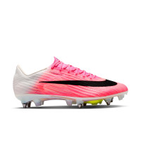 Nike Zoom Mercurial Superfly 11 Elite (SG) IJzeren-Nop Voetbalschoenen Felroze Wit Zwart