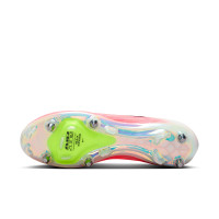 Nike Zoom Mercurial Superfly 11 Elite (SG) IJzeren-Nop Voetbalschoenen Felroze Wit Zwart