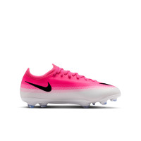 Nike Mercurial Vapor 17 Pro (FG) Gras Voetbalschoenen Kids Felroze Wit Zwart